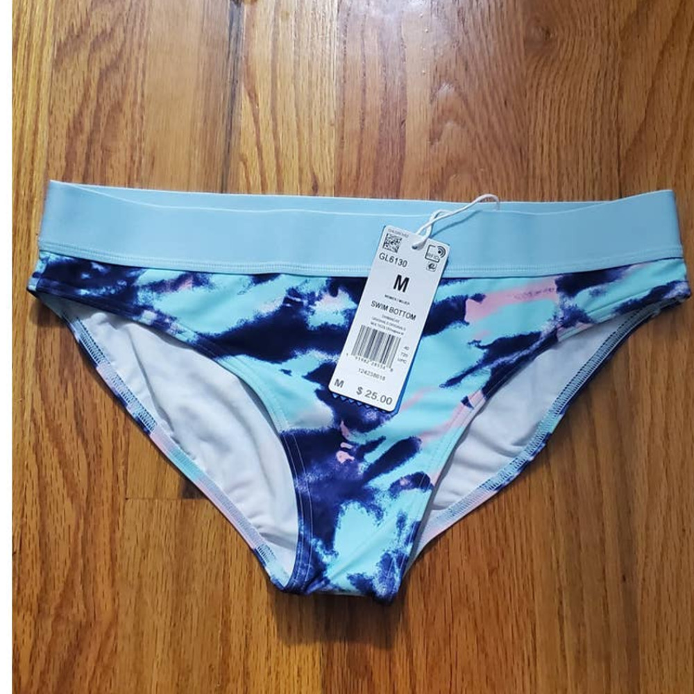 Adidas Hipster Printed Bikini Bottom Multi Size Medium